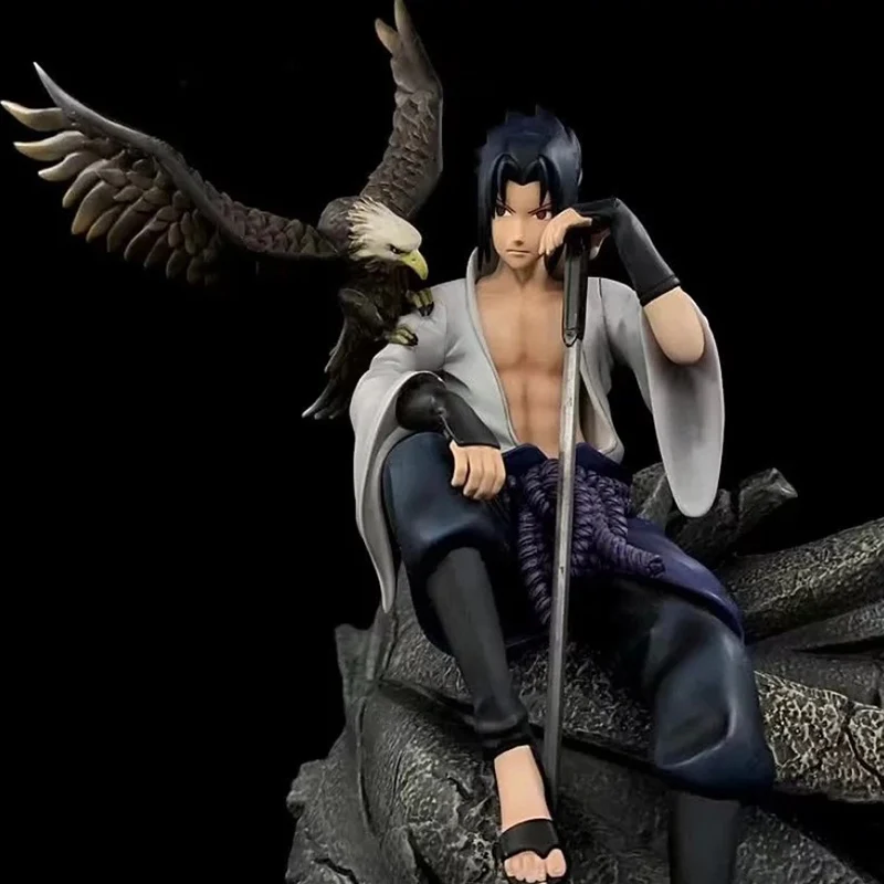 

Anime Naruto Hawk Uchiha Sasuke Action Figure 1/6 GK Final Valley Sasuke Statue PVC Model Toy