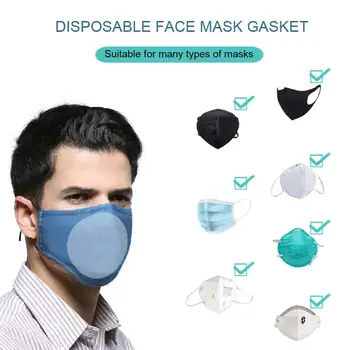 

20Pcs Disposable Thickened Nonwoven with Active Carbon Face Mask Anti Fog And Haze Dustproof Health Care Mask Inner Pads