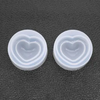 

Crystal Epoxy Silicone Mold Double-layer Love Heart Shape Resin Molds DIY Handmade Crafts Pendant Mould