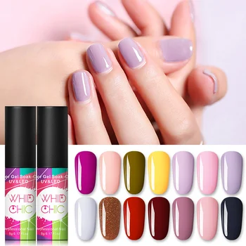 

WHID CHIC Gel Nail Polish Hybrid Varnish All For Semi Permanent Nails Art Gel Nail Polish Gellak Top Coat