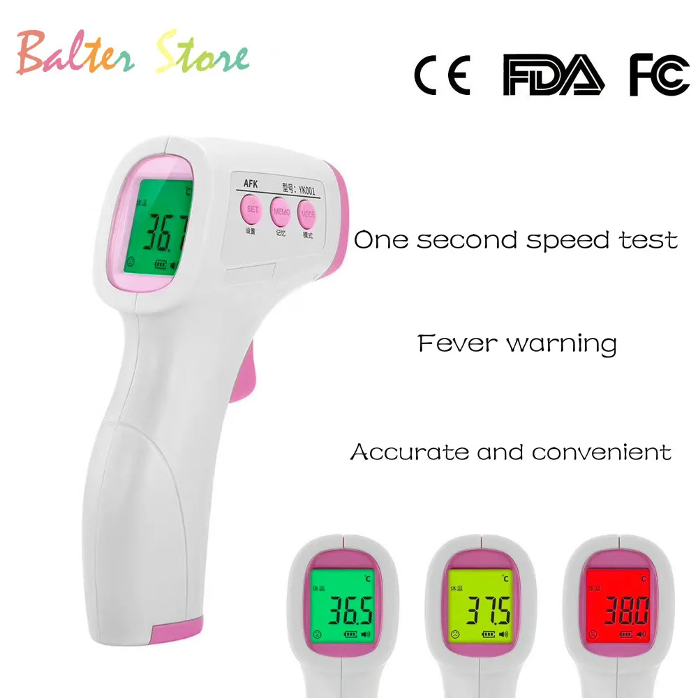 

English Version Body Thermometer Non-contact Temperature Gun Thermometer Thermometer Forehead Gun