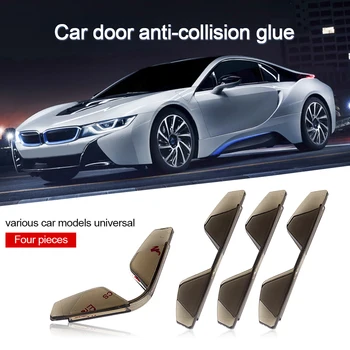 

4Pcs/Lot Car Styling PVC Car Door Edge Anti Collision Sticker Door Anti-Rub Strips Car Door Scratch Protector for BMW Audi Audi