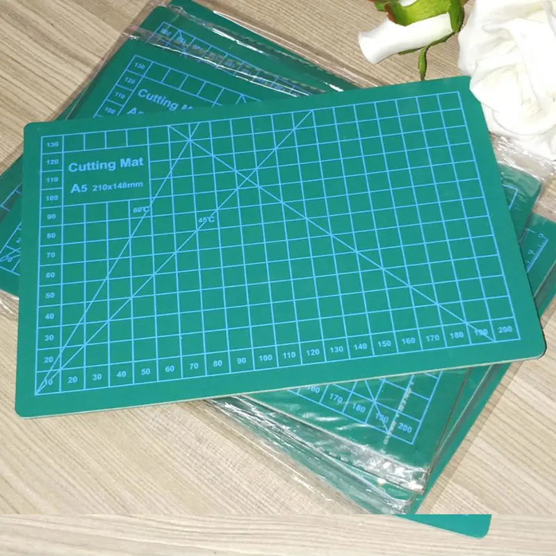 A5 de corte de cojín Junta grande a mano de papel de dibujo belleza trabajo beScaling modelo sello de caucho grabado Junta