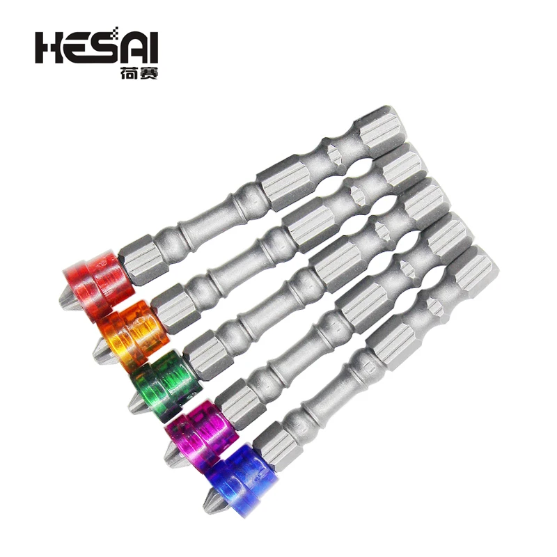 S2 Alloy PH2 Single Head Magnetic Screwdriver Bits Anti-Slip 1/4 Inch Hex Shank Drywall Electric Screwdriver Set