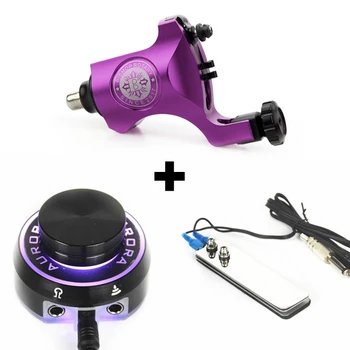 

2020 New Arrival Rotary Tattoo Machine Mabuchi Motor WIth Aurora-I Tattoo Power Tattoo Kit Free Shipping