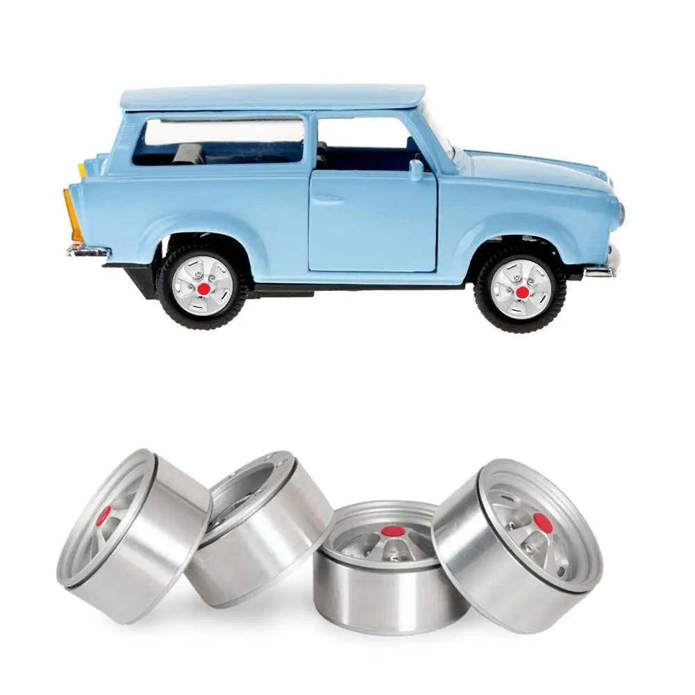 

4Pcs Aluminum Alloy 1.9 Wheels Rims for 1/10 RC Crawler Axial SCX10 SCX10 II 90046 for Traxxas TRX4 D90