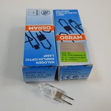 10 штук-OSRAM 64250 20w 6v g4 jc Галогенная Лампа для проектора микроскопы лампы 6v20w