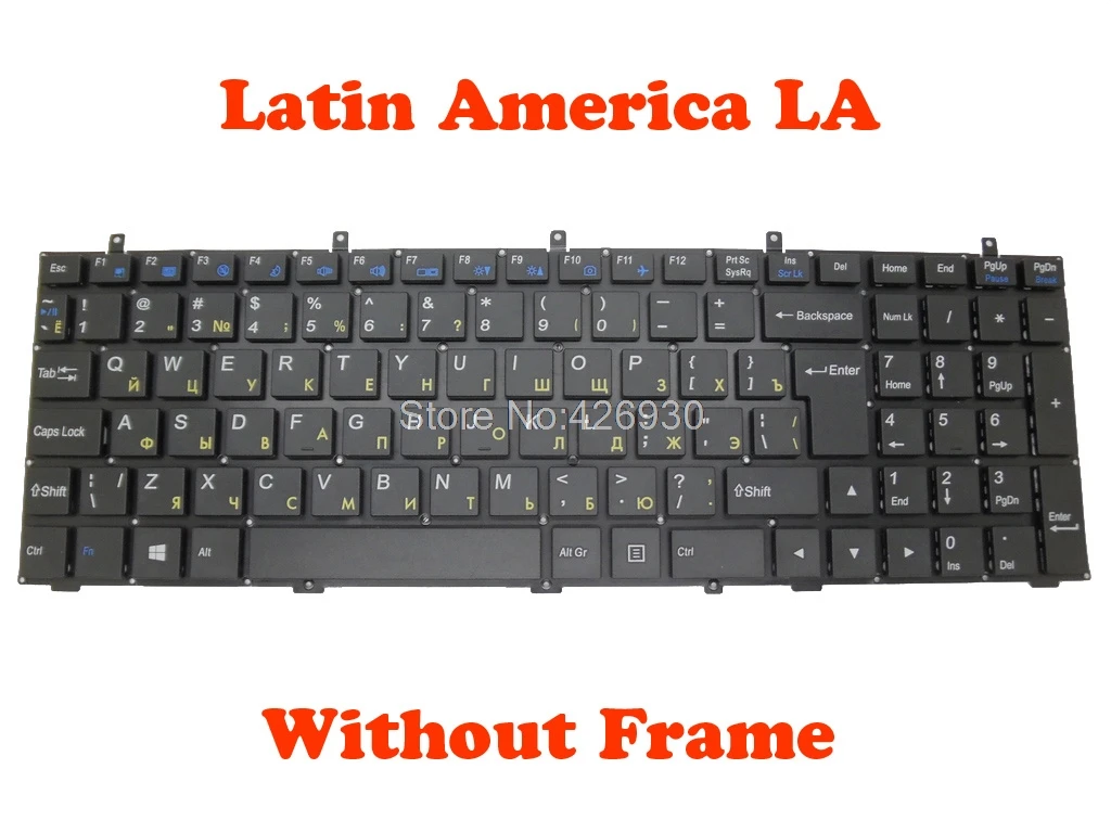 US RU LA клавиатура с подсветкой для CLEVO W350ETQ W350SKQ W350SSQ W355STQ W370ET W370SK W370SSQ W370ST английский