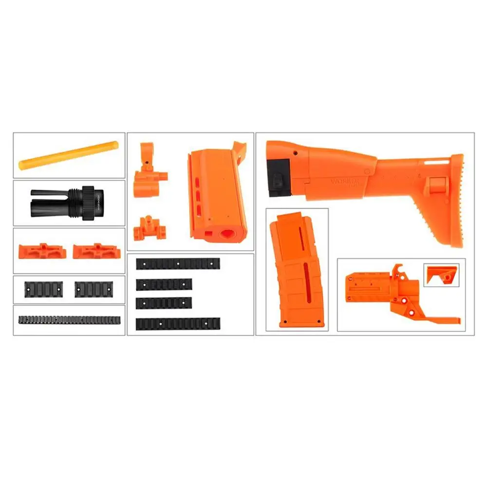 Рабочий STF-W032 3D печатных Fn шрам украшения наборы набор N-Strike Elite Stryfe бластер аксессуары для Игрушечного Пистолета