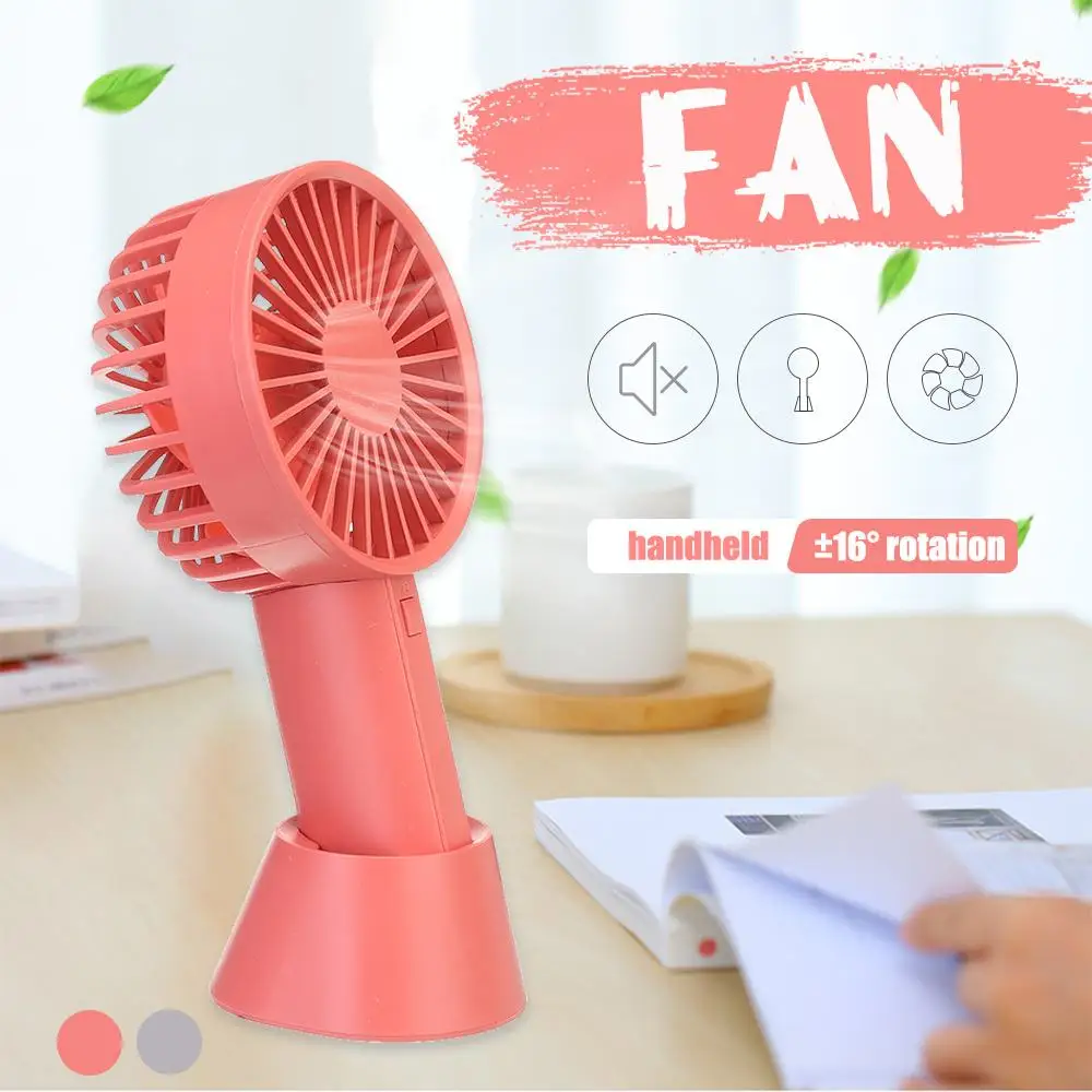 

New Handheld Mini USB Handheld Fan With Rechargeable Built-in Battery 1000mA Protable Handheld Fan Port Handy Mini Fan For Home