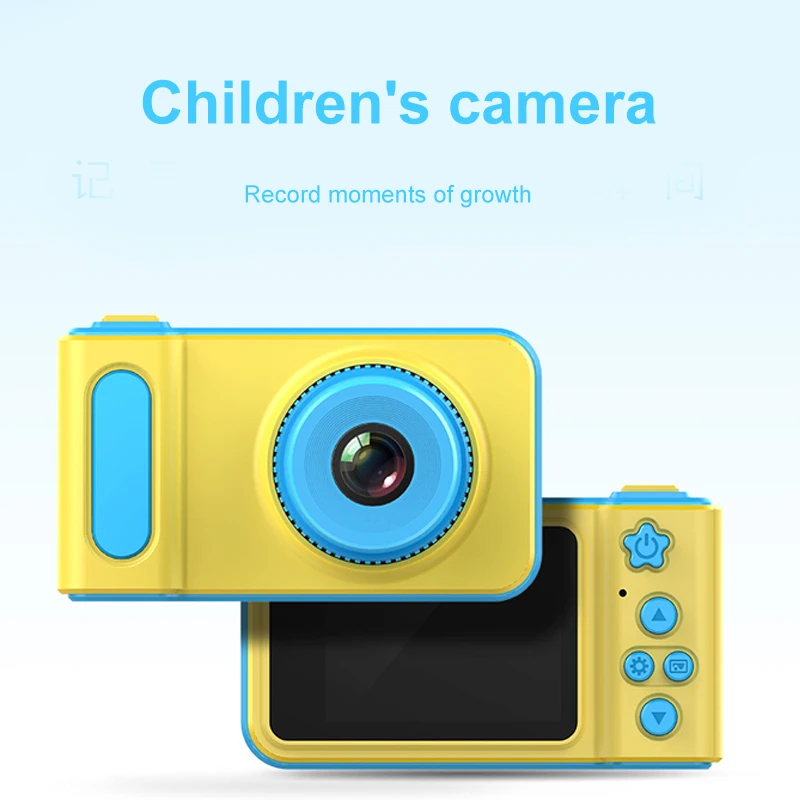 Mini Children Camera Kids Digital Camera Toy 1080p HD 2inch Large Screen Cute Camera Toy Children Birthday Gift Educational Toy