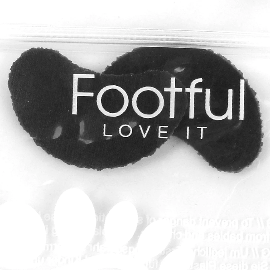 5 Pairs Self-Adhesive Anti-slip Shoe Grips Shoes Sole Protector Tape Black