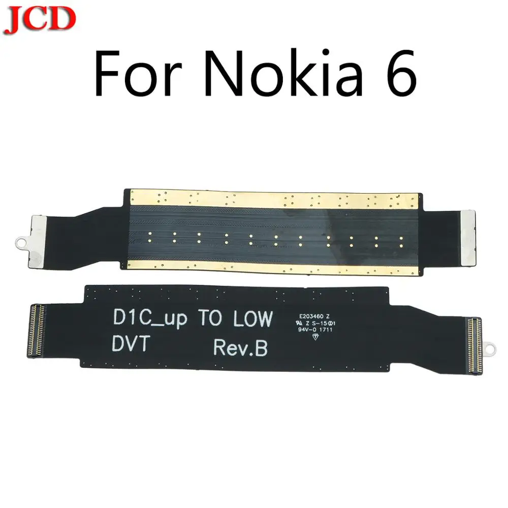 JCD главный разъем гибкий кабель материнской платы для nokia 3 5 6 7 7 плюс 8 3,1 плюс 5,1 плюс 6,1 7,1 Зарядное устройство к материнской платы гибкий кабель-лента - Цвет: For Nokia 6