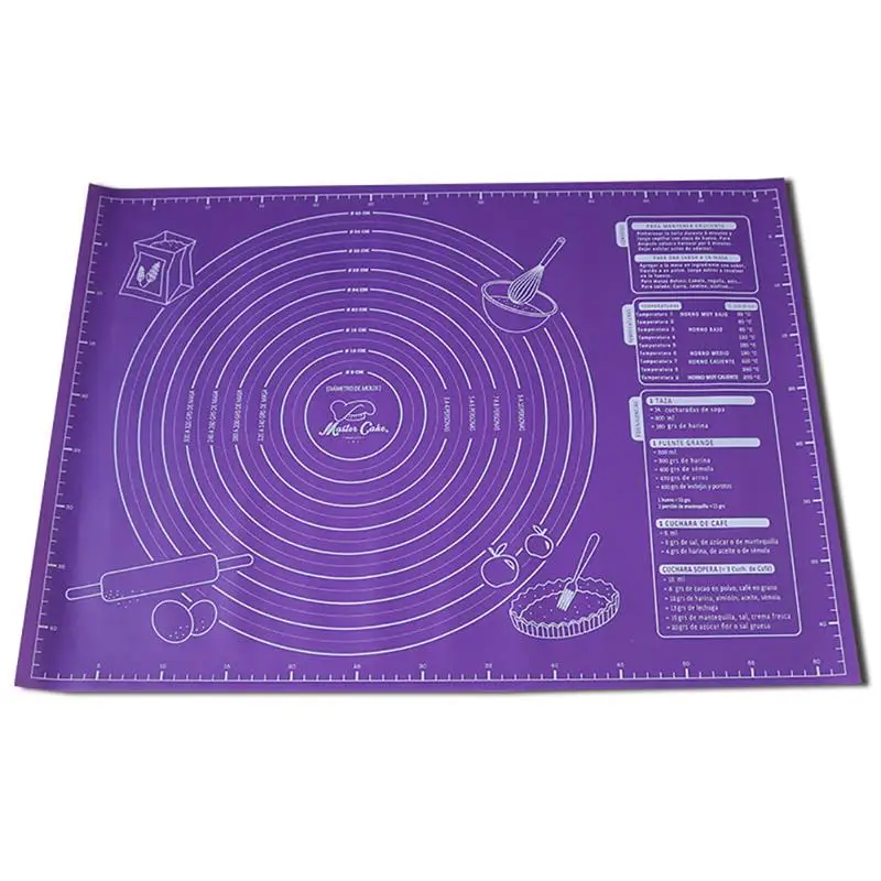 

45x60cm Sheet Extra Large Baking Mat Silicone Pad Baking Mat for Rolling Dough Pizza Dough Non-Stick Maker Holder Kitchen Tools
