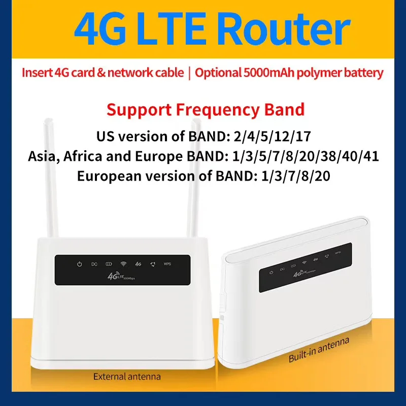 R9 4G CPE WIFI router RJ45 4 Lan ports SIM-card-slot unlocked LTE wireless | Компьютеры и офис