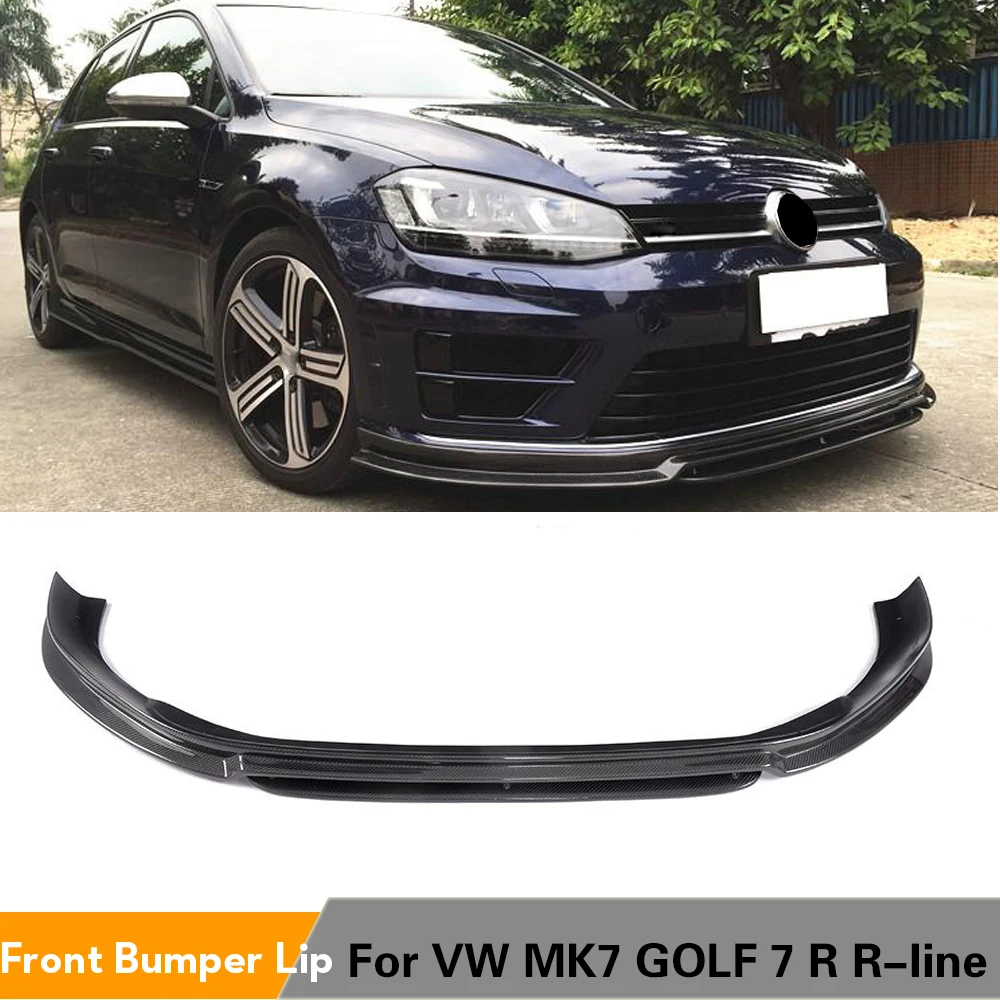 Передний бампер для Volkswagen VW GOLF 7 VII MK7 R LINE Hatchback 2014 2017 2 шт./компл.|bumper lip spoiler|front bumper