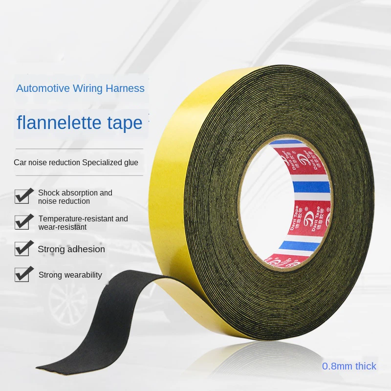 Жгут проводов лента автомобиля из ткани с бархатным покрытием жгут черный