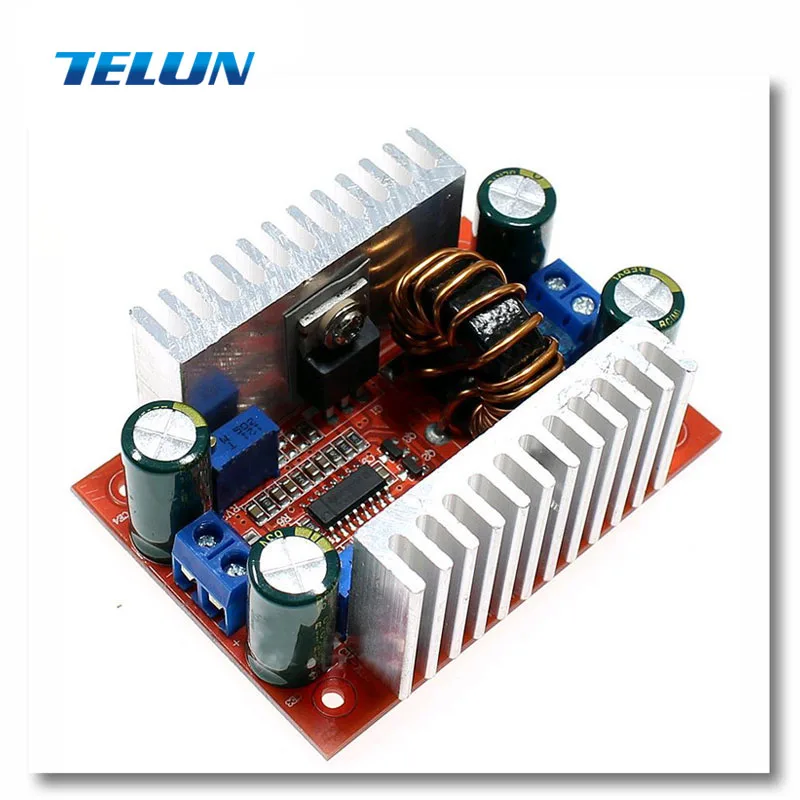 DC8.5V-50V до DC10-60V 400 Вт Высокая мощность постоянное напряжение увеличение тока