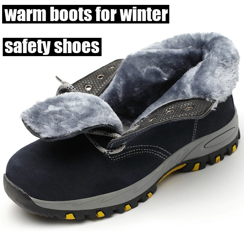 Men Indestructible Shoes Cow Leather Ankle Boots High Top Steel Toe Cap Lightweight Walking Hike Work Safety Shoes 54 He2275c56158e41f5a721c78c6eed8b81p