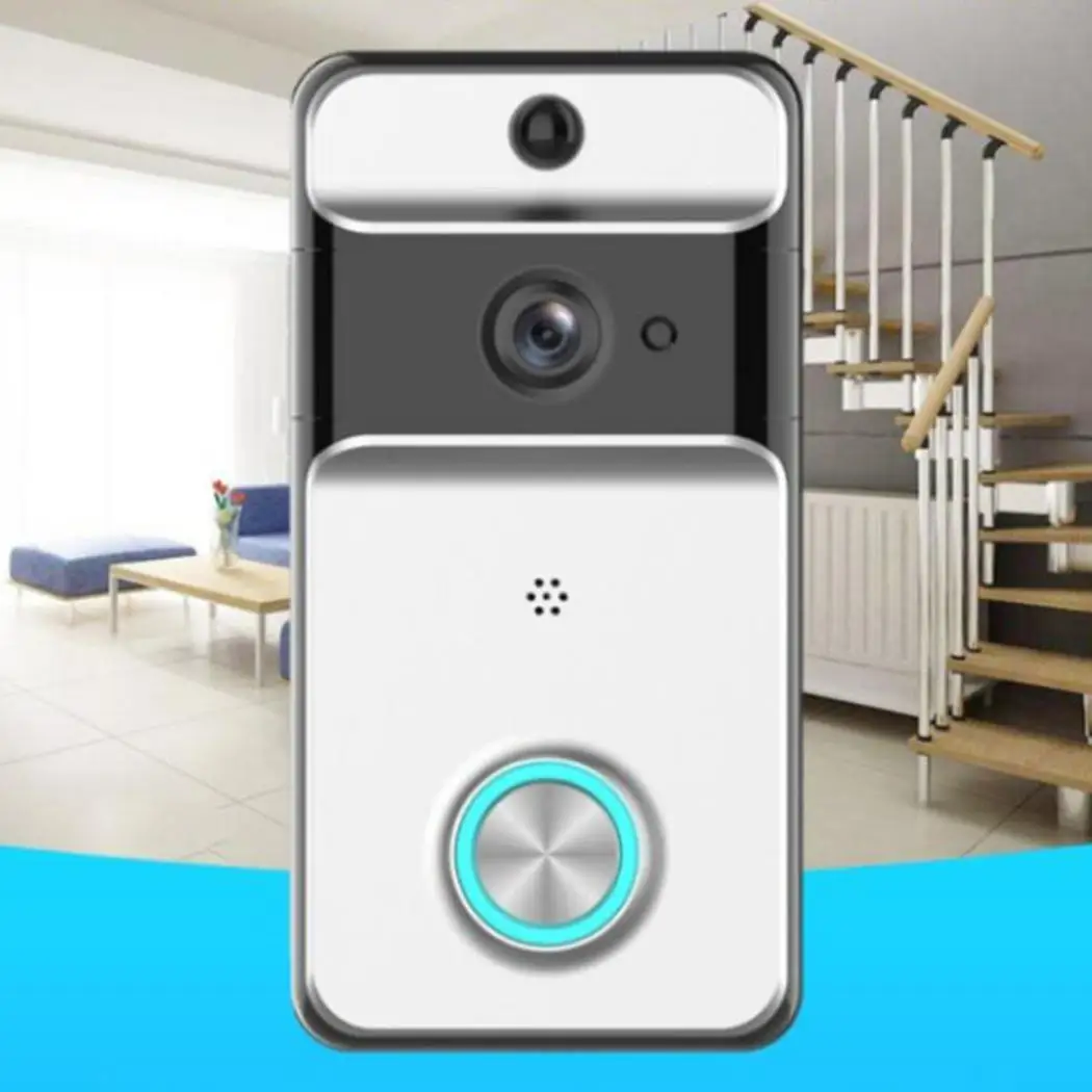

Waterproof Low Power Intelligent HD Wifi Intercom IP53 8-32GB Storage Card Doorbell Home Monitoring Doorbell