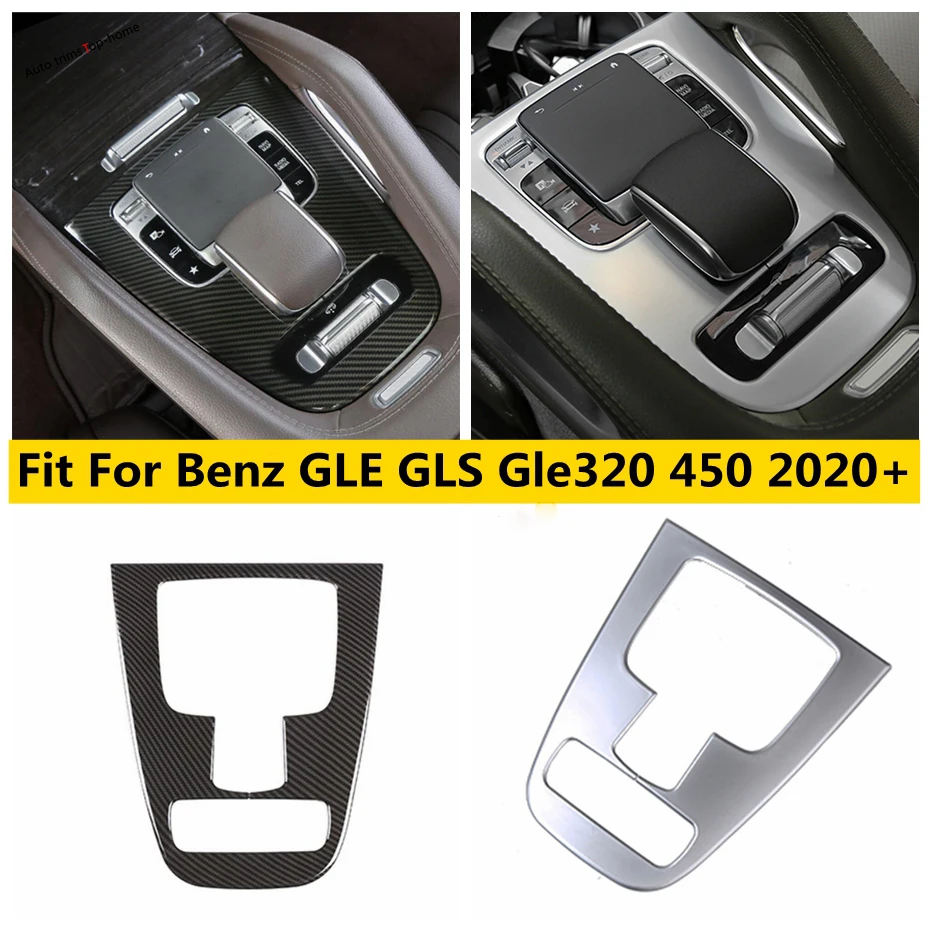 

Center Control Gear Shift Panel Decor Cover Trim Carbon Fiber / Matte Accessories For Mercedes-Benz GLE GLS Gle320 450 2020 2021