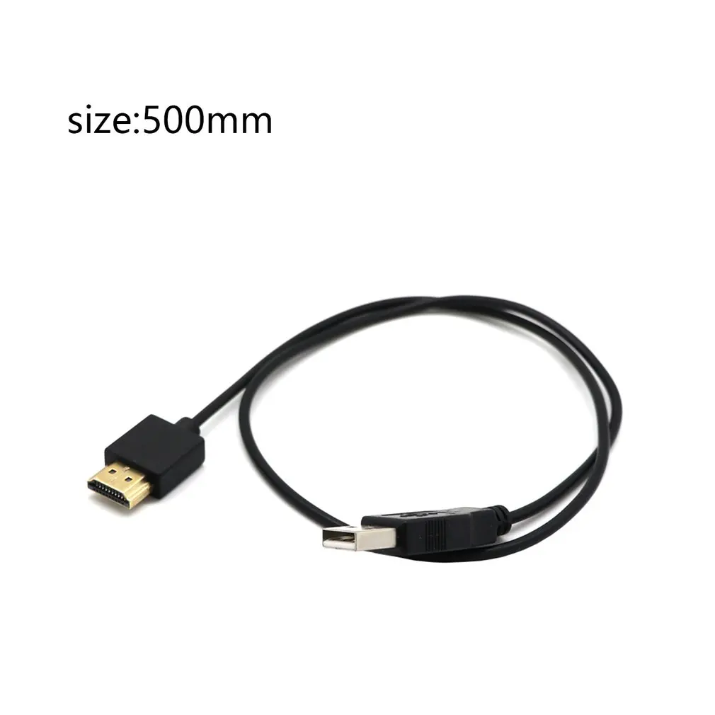Умное устройство для ноутбука Мощность HDMI кабель мужской-Famel HDMI к USB Мощность кабель USB к HDMI кабель 0,5 м
