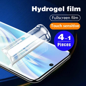1-4Pcs 커버 아너 V40 50 SE 뷰 30 프로 플러스 30s 30i 20 라이트 20s 20i 청소년 하이드로 겔 필름, 전화 화면 보호기, 유리 아님