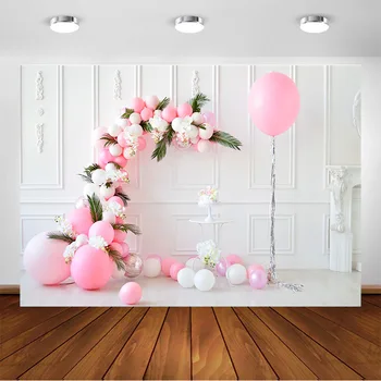 

Baby Newborn Photography Backdrops Birthday Decoration Photo Studio Background for Smash Cake White Wood Wall Photocall