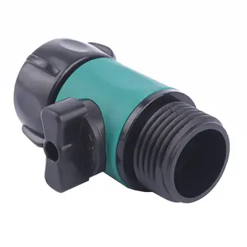 

Garden Hose Valve Switch Quick Connector 3/4\" Thread Fitting Adapter Watering