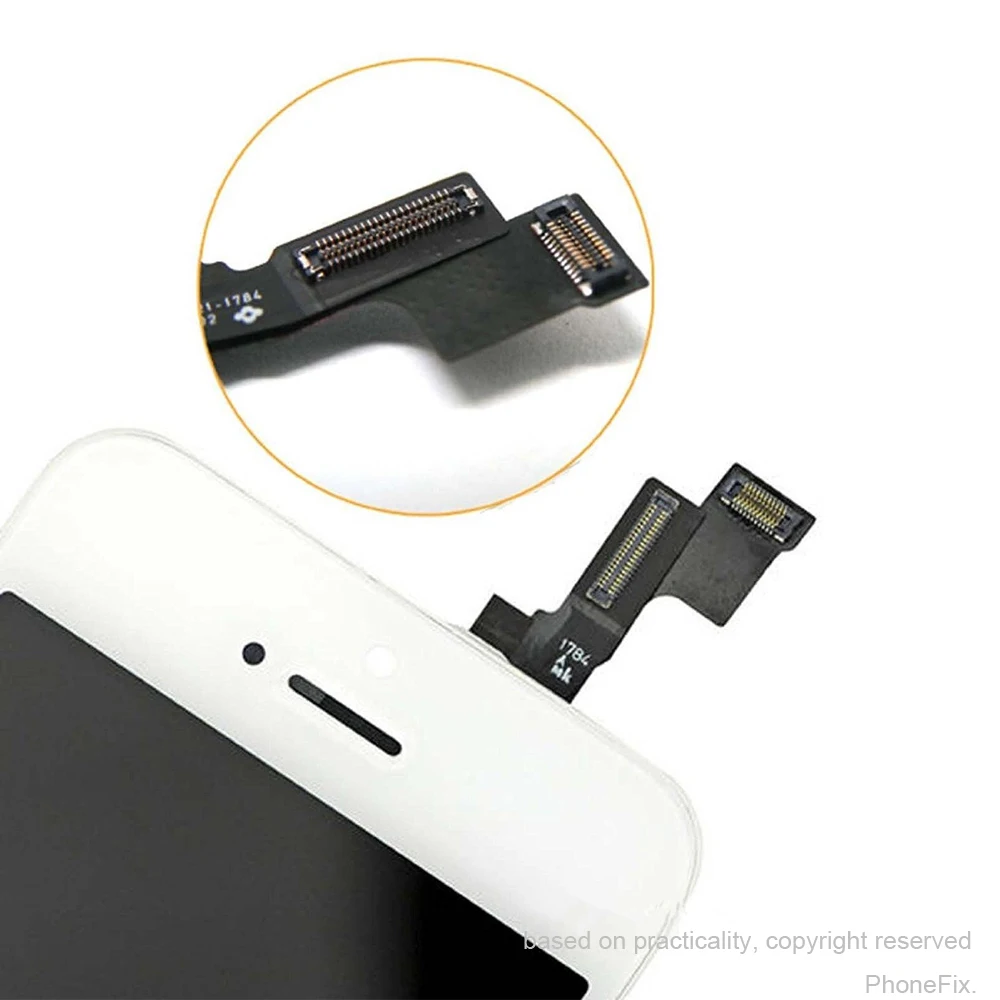 AAA+++ качественный ЖК-дисплей Замена сенсорного экрана для iPhone 5 5c 5S без битых пикселей