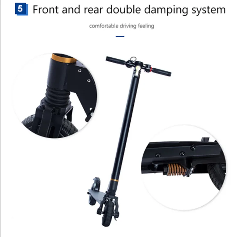 Clearance Hot Sale Lightest Carbon Fiber Foldable New Electric Scooter With Damping Mechanism Patinete Electrico Adulto Patinete Electrico 13