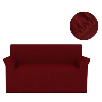 

Vidaxl stretch sofahusse wine red Pique