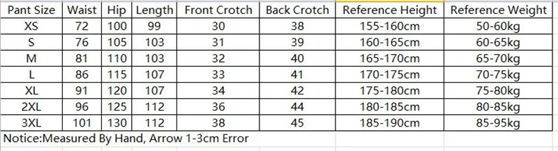 尺码表裤子_副本
