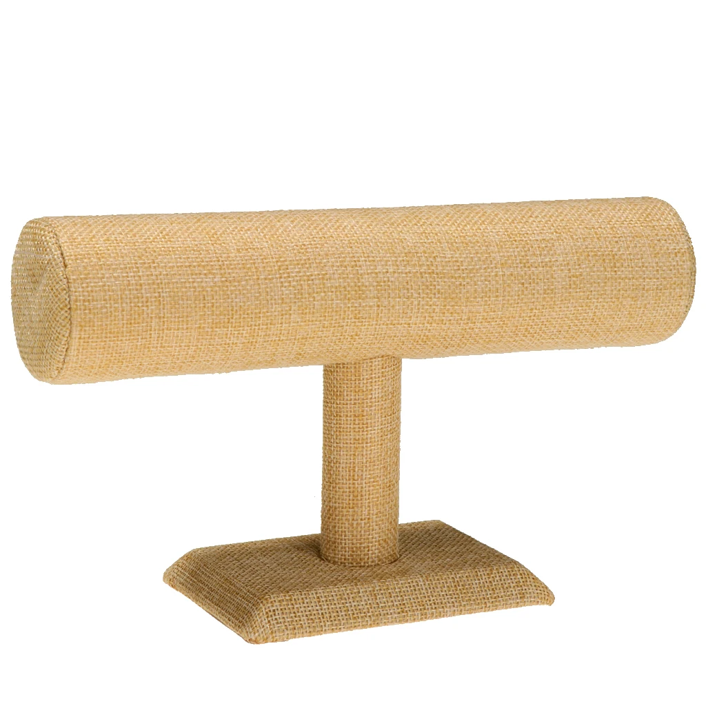 Elegant Jewelry Bracelet Show Stand headwear Necklace Watch Display Stand Holder Organizer T-bar display jewelry shop accessory