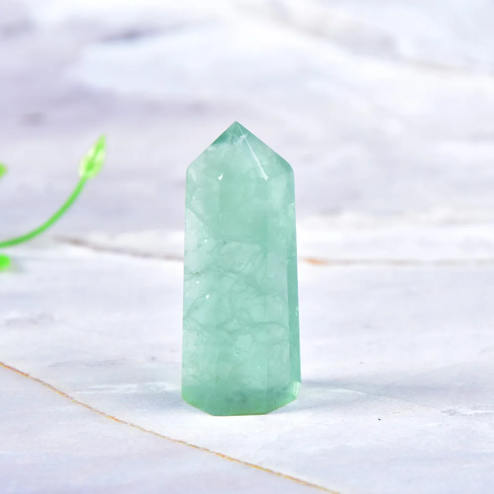 Wand Point Gifts Natural Crystal Colorful Healing Quartz Fluorite 50G Stone 
