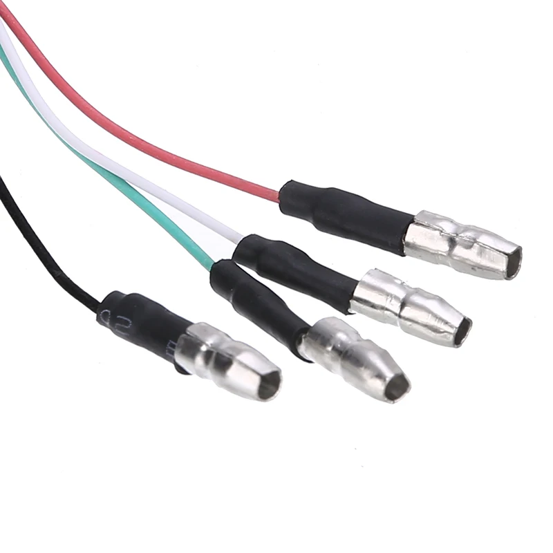 4 Pcs Universal Motorcycle Bullet Turn Signal Tail Brake Light 6 LED Indicator Amber Lamp For Harley Chopper Cruiser DC 12V