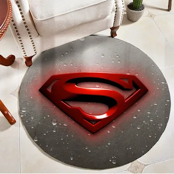 

Marvel Round Polyester Carpet Kids Rug Indoor Parlor Rug Bedroom Besides Child Room Mats Living Room