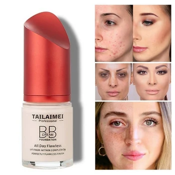 

3 in 1 Liquid Foundation Brightening Sunscreen Moisturizing Concealer Lasting And Not Easy To Fade Facial Makeup R1