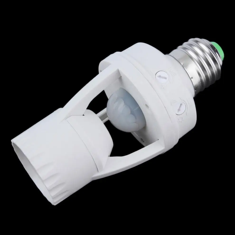 

Infrared Motion Sensor Holder E27 LED Infrared Motion Detection Light Sensor Light Bulb Switch Lighting Accessories for Light