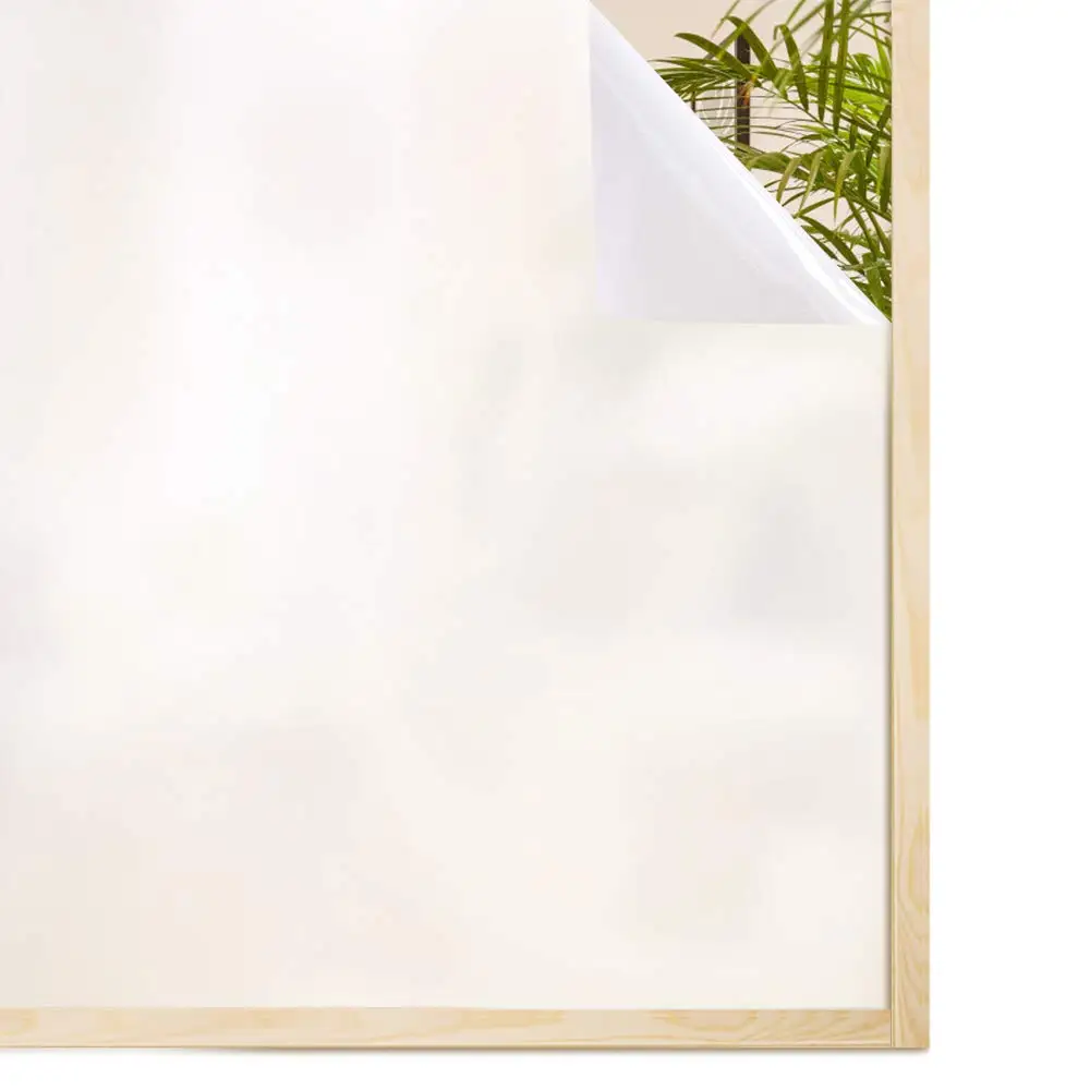 

200CM White Mirror Window Film for Bathroom Self Adhesive Vinyl Privacy Tint Sun Protection Glass Door Sticker Home Decoration