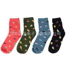 Новые корейские креативные Мультяшные жизни еда суши арбуз дамы короткие трубки пара носков shopee ebay