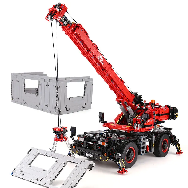 Новинка 20085 fit 42082 Technic серия вездеходный кран строительные блоки кирпичи развивающие игрушки diy подарок на день рождения