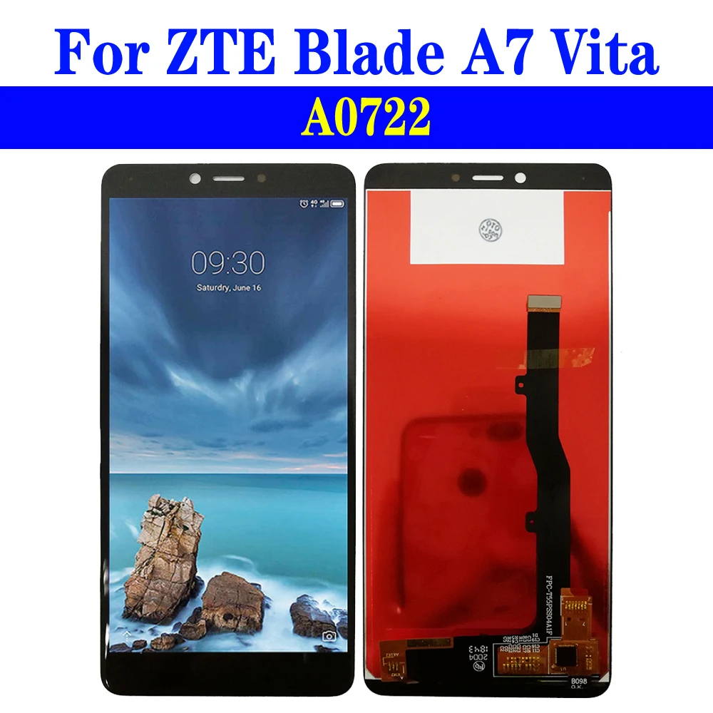 5 45-дюймовый дисплей для ZTE Blade A7 Vita ЖК-дисплей A0722 ЖК-экран сенсорный датчик