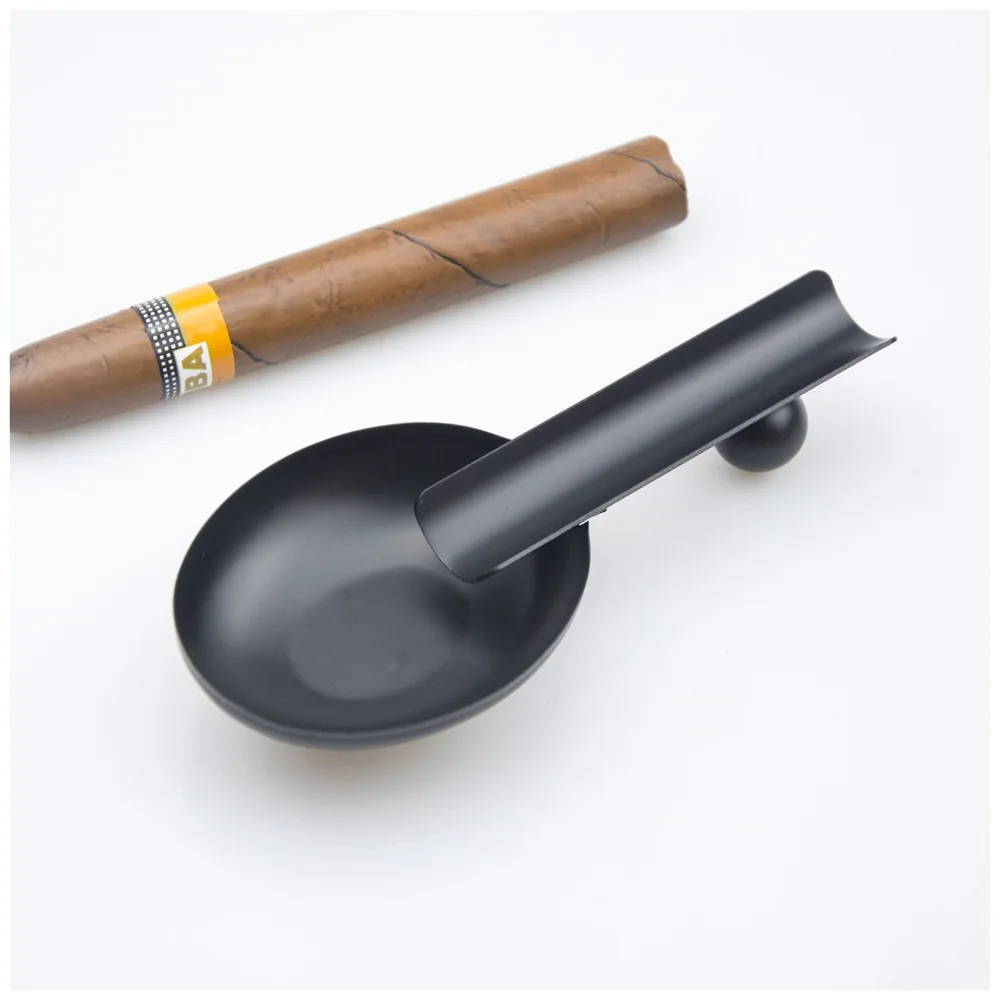 PROD 1005003157239779 1pc Metal Cigar Ashtray Large Diameter 1 Ash Slot
Cigar Holder Portable Pocket Cigar Ash Tray Smoking Accesories for Home
Office