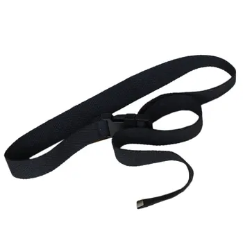 

Nylon Canvas Plastic Buckle Belt Solid Color Fashion Comfortable Belt Belt for Lady Girl Man Adjustable Length Cool Girl Fashion