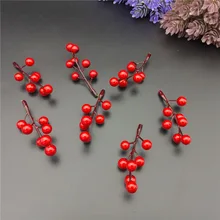 10 шт. искусственных ягод цветок ядро Bacca свадебное оформление букета DIY гирлянда Роза украшения Моделирование Ремесло Цветок