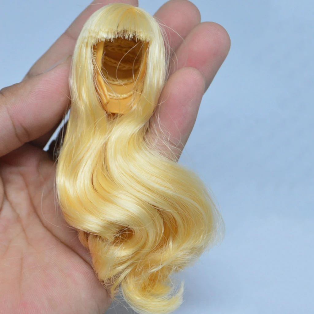 1/6 Woman Long Hairpiece For 12Inch Action Figure BJD Doll DIY Female Dolls Figure Model Hair Extension DIY Accessories 1/6 Woman Long Hairpiece For 12Inch Action Figure BJD Doll DIY Female Dolls Figure Model Hair Extension DIY Accessories