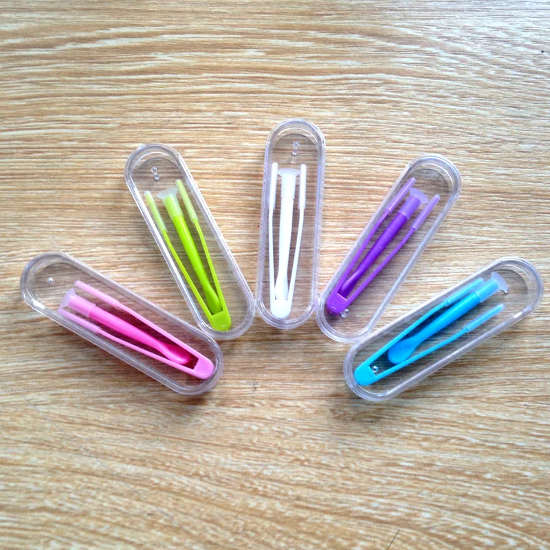 Lymouko1SetNewMulticolorContactLensesTweezersandSuctionStickforSpecialClampsTool
