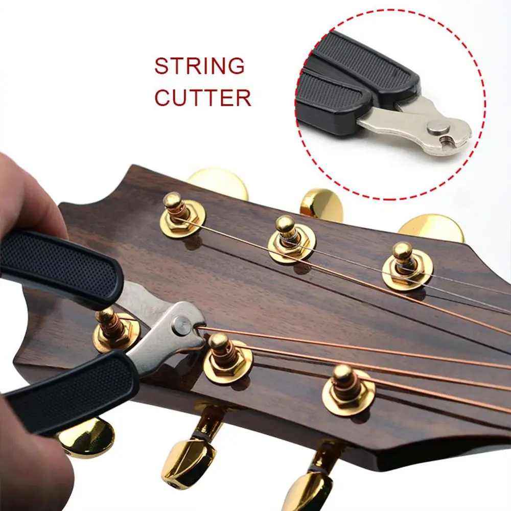 3 in 1 guitar string winder string cutter and string pin puller compact portable for stringed instrument 40FP19