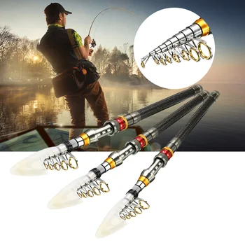 

3M -3.6M Portable Carbon Fiber Ultralight Fishing Rod Fishing Pole Rod Tackle Sea Spinning Pole Fish Accessories